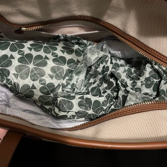 NWOT auth KATE SPADE Hisbiscut Medium Tote *special Hawaii edition* - Picture 6 of 6